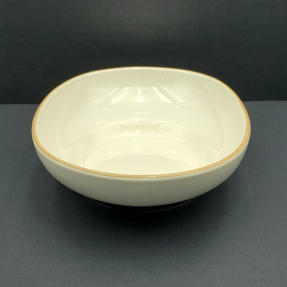 Pfaltzgraff Canyon Ridge Oval Serving Bowl Tan Pedestal Vegetable Serving Bowl - Picture 7 of 8